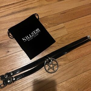 Killstar pentagram choker